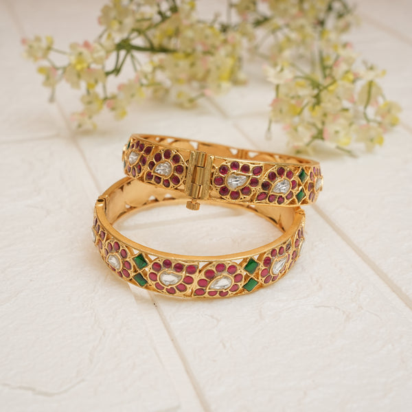 Kundan Bangles 112876