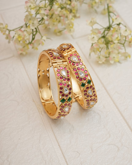 Kundan Bangles 112876