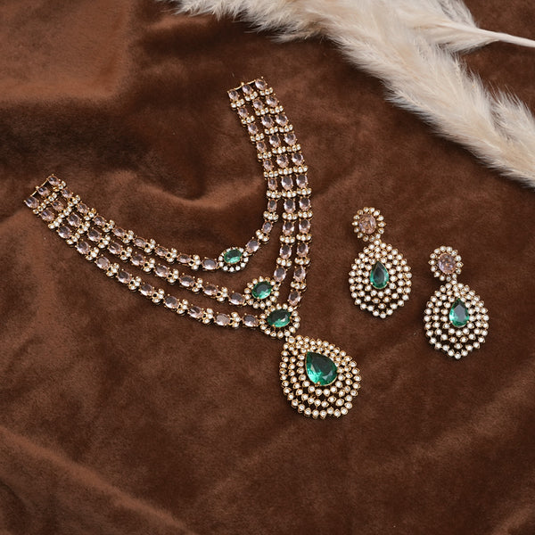 Moissanite Neck set 112957