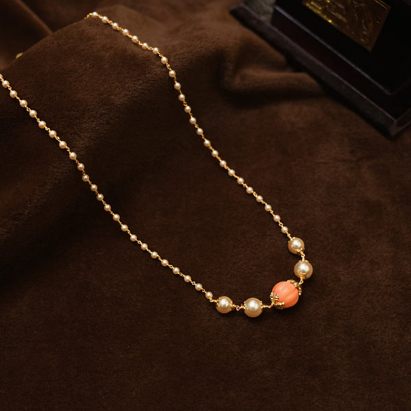 92.5 silver Pearl mala  113014