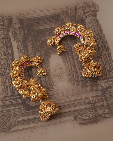kundan Ear cuffs 113024