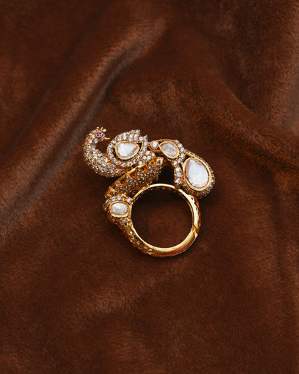 Moissanite Finger ring 113047