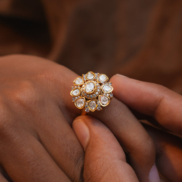 Moissanite Finger ring 113049