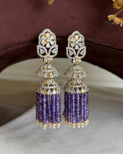 CZ Earrings 110166