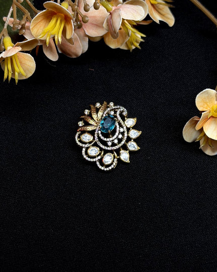 92.5 Silver Moissanite Pendant 110276