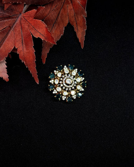 92.5 Silver Moissanite Pendant 110281