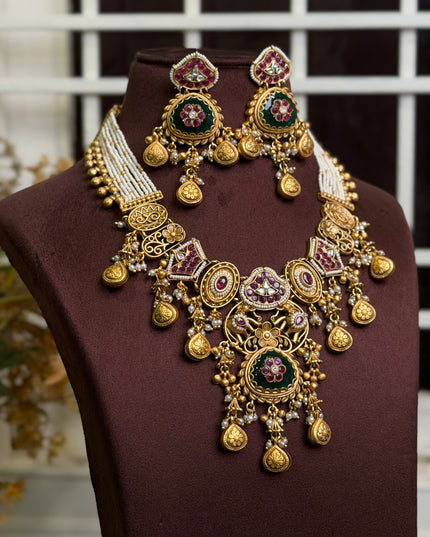 Rajwadi Neck set 110703