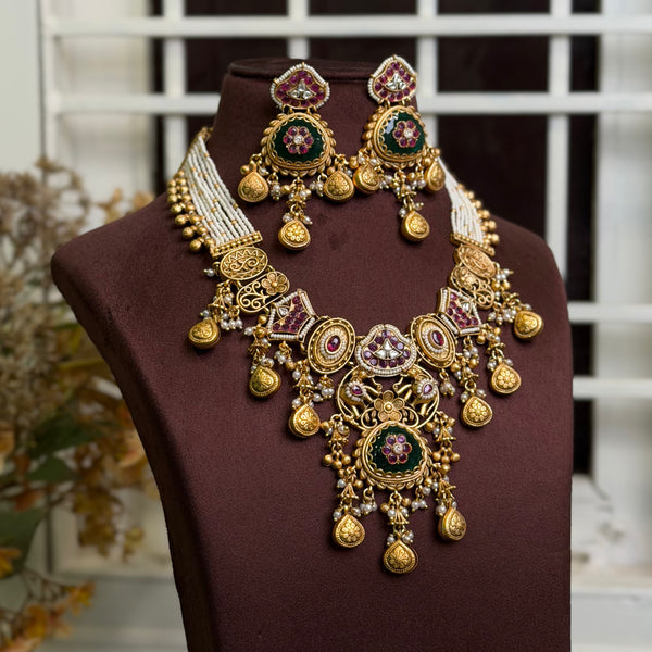 Rajwadi Neck set 110703