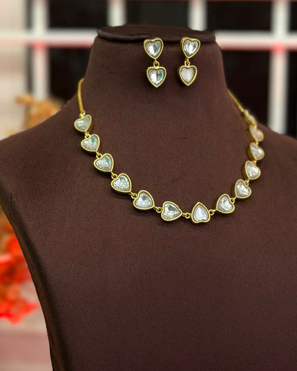 Moissanite Neck Set 110709