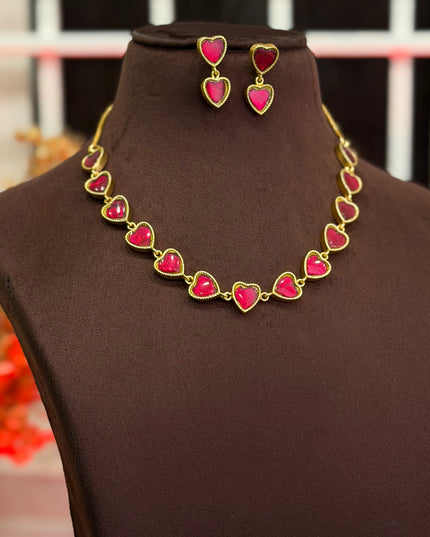 Moissanite Neck Set 110709