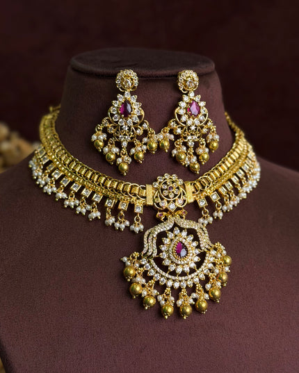 Jalebi Neck Set 110761