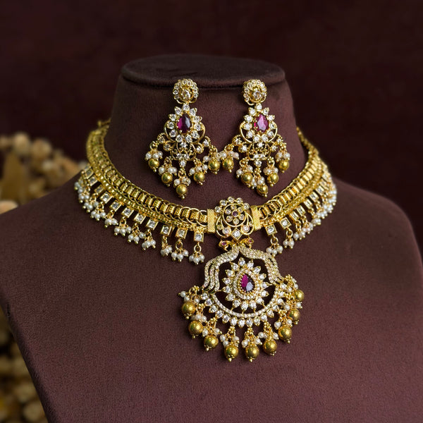 Jalebi Neck Set 110761