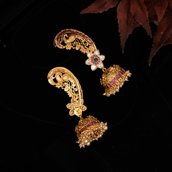 Kundan Ear Cufs 111114