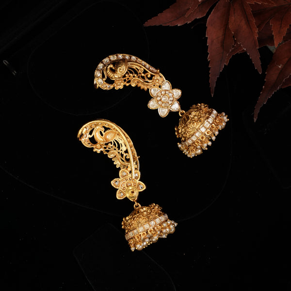 Kundan Ear Cufs 111114