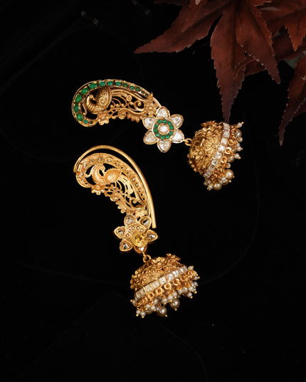 Kundan Ear Cufs 111114