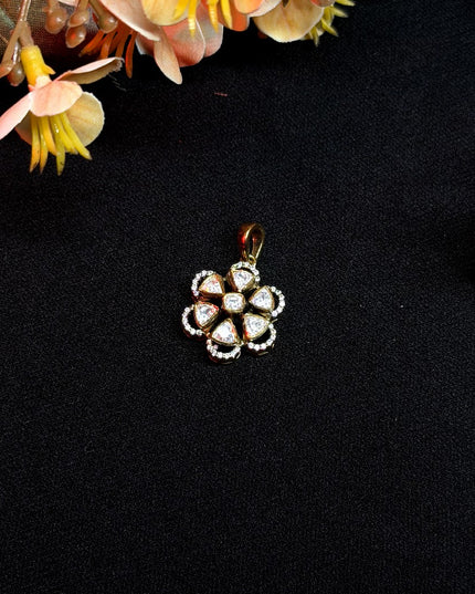 92.5 Silver Moissanite Pendant 110280
