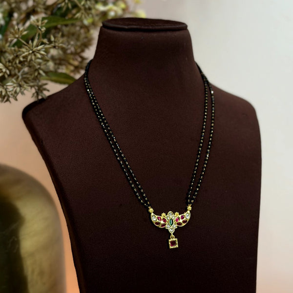 Black Beads Neck set 110330