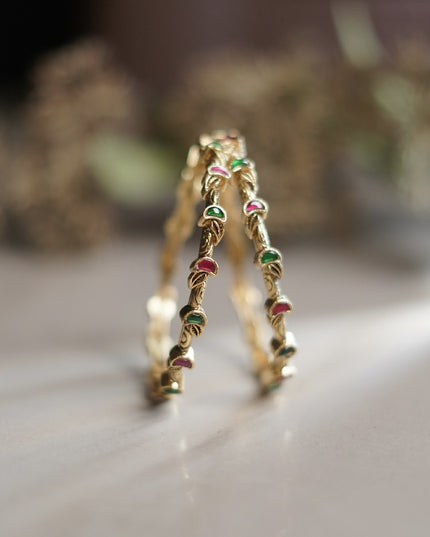 Kundan Bangles 110357