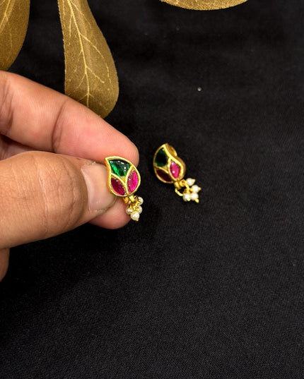 Kundan Bugadi Earrings 110422