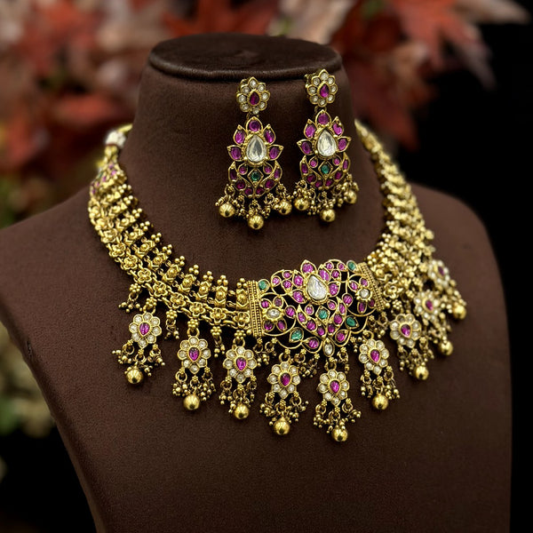 Kundan Neck set 110480