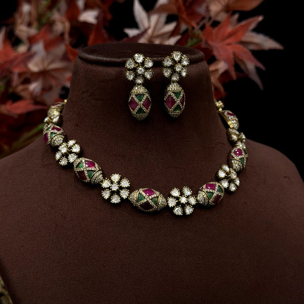 Moissanite Neck Set 110557