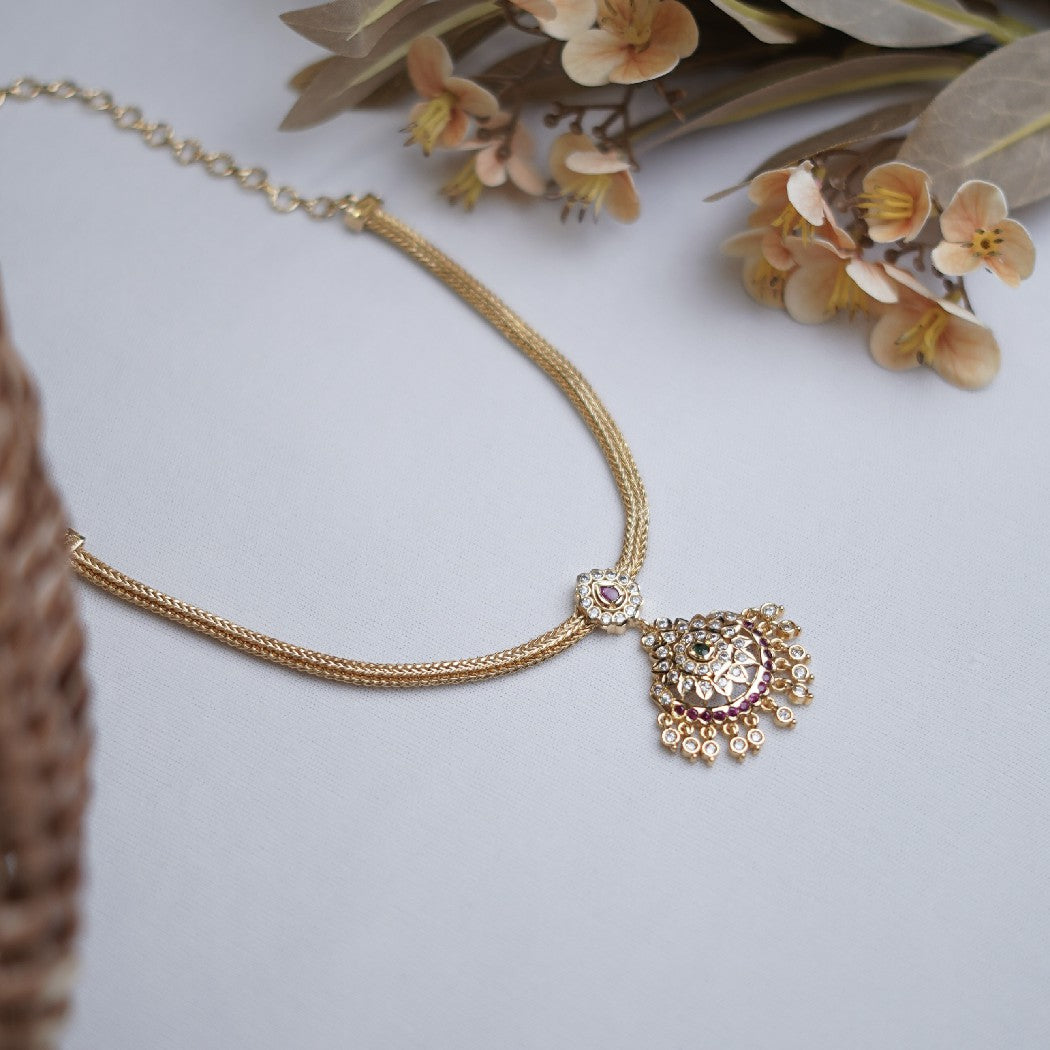 Antique Neck Set 110339 – Vijaya Art Jewellery