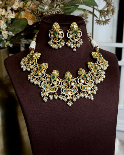 Moissanite Neck set 110137