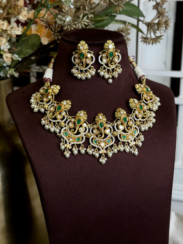 Moissanite Neck set 110137