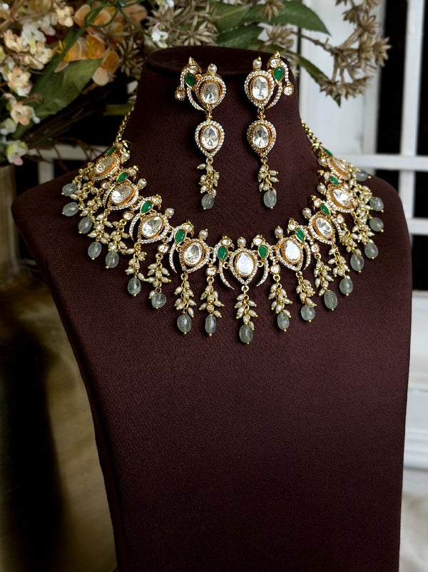 Moissanite Neck Set 110136